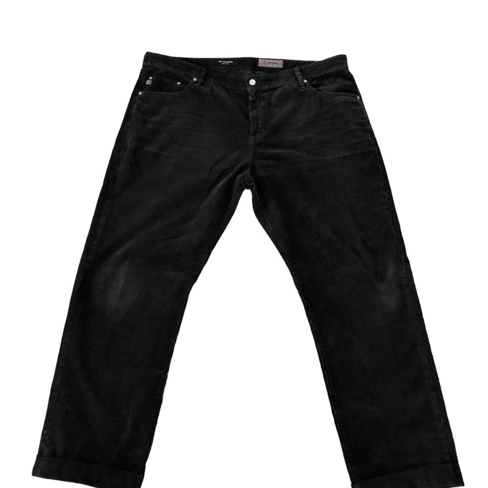 AG Adriano Goldschmied The Graduate Tailored Corduroy Pants 42X31 Dark Brown